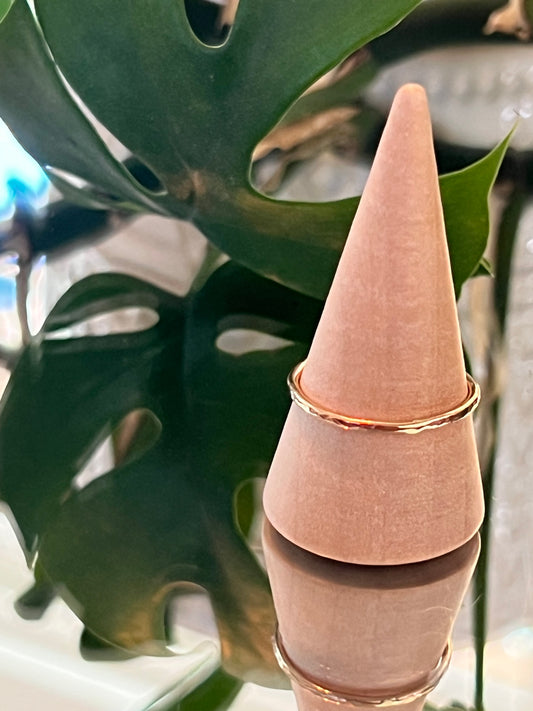 Hammered Stacking Rings