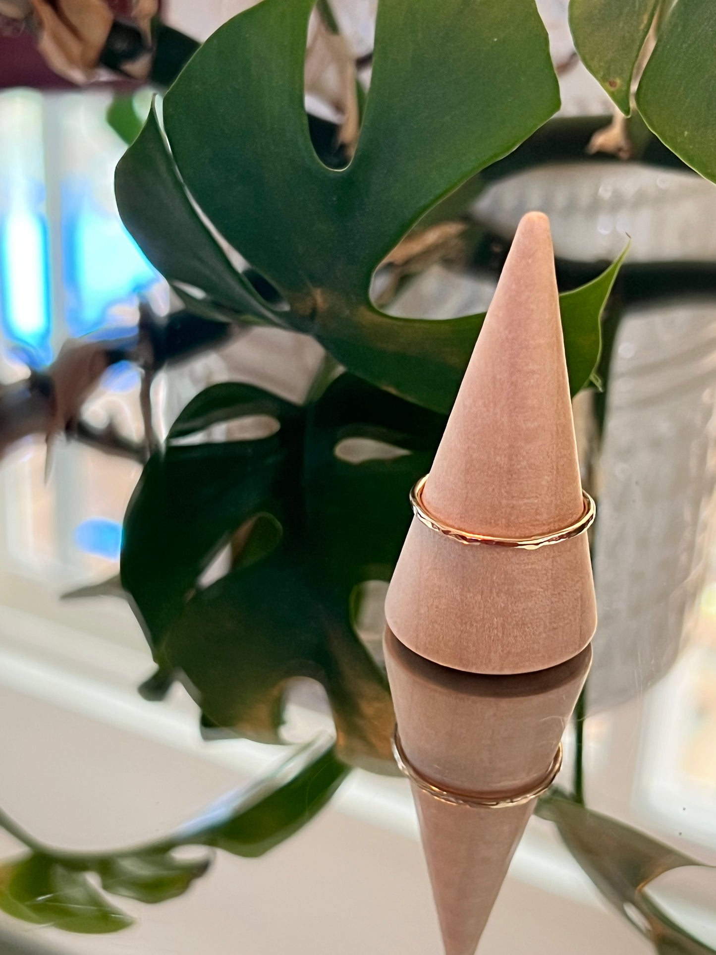 Hammered Stacking Rings