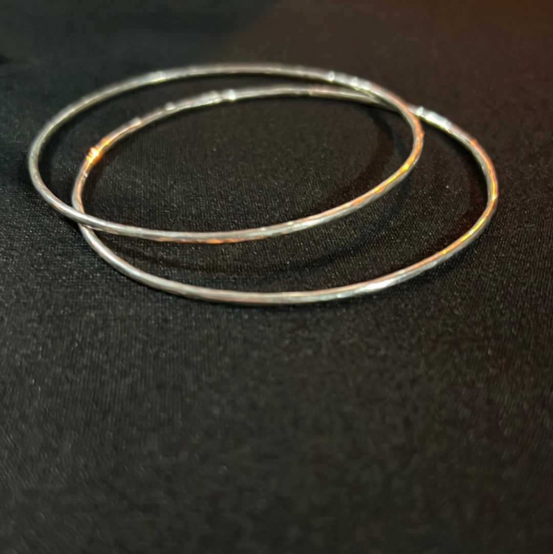 Sterling silver bangles