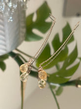 Load image into Gallery viewer, Citrine briolette gemstone threader earrings
