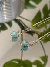 Load image into Gallery viewer, Turquoise threader earrings
